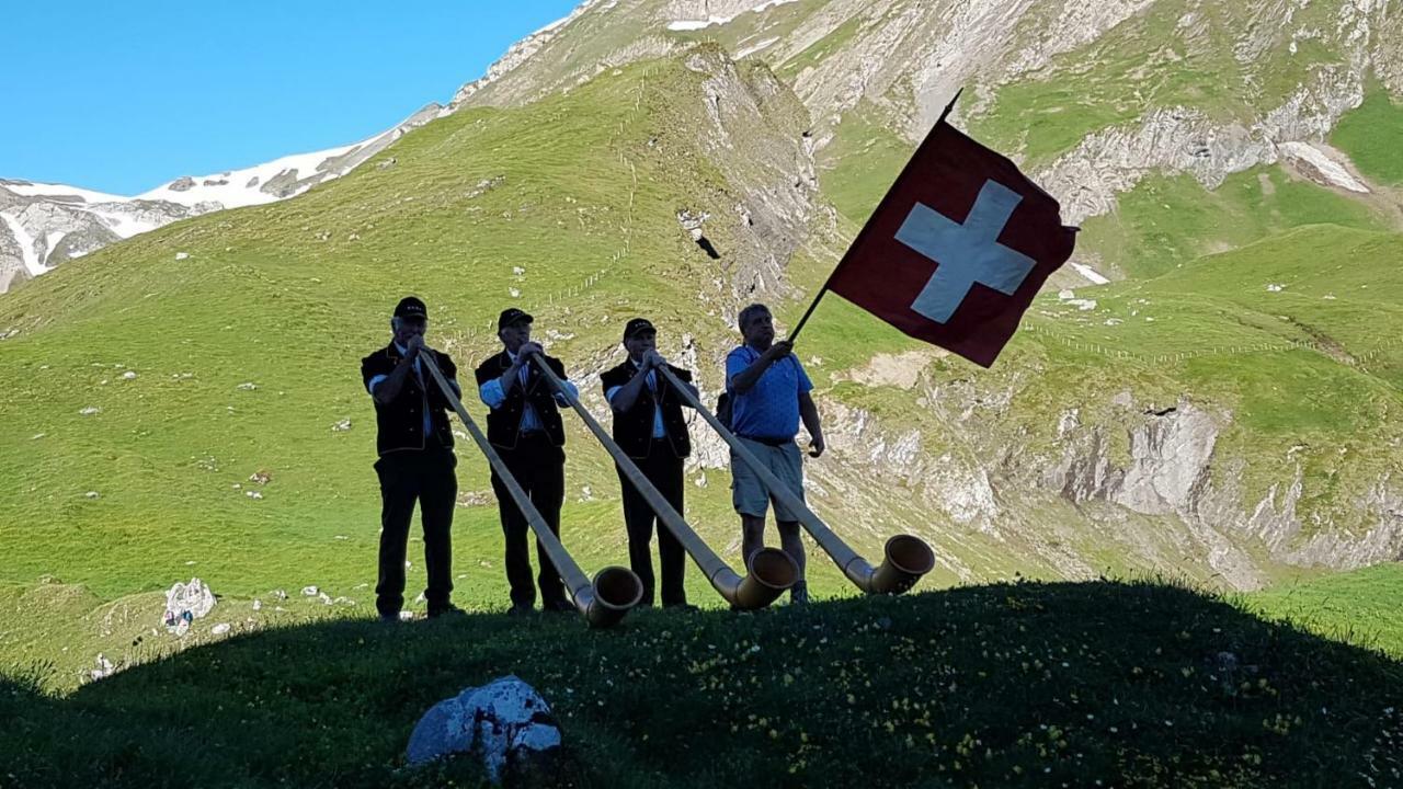 Chalet Aloa Leilighet Adelboden Eksteriør bilde